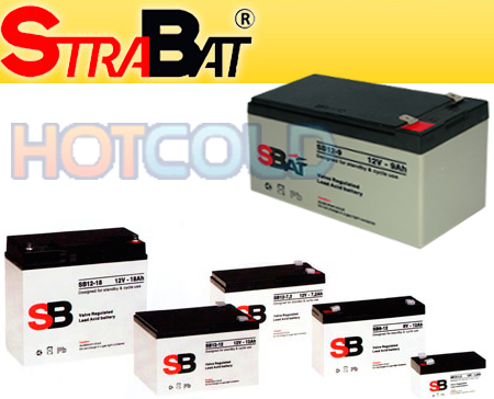 Герметические свинцово-кислотные аккумуляторы StraBat SB12-9