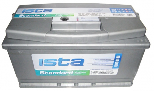 Автомобильная стартерная батарея ISTA Standard 6СТ-90 A1 590 04 04 R+