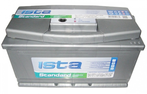 Автомобильная стартерная батарея ISTA Standard 6СТ-100 A1 600 04 04 R+