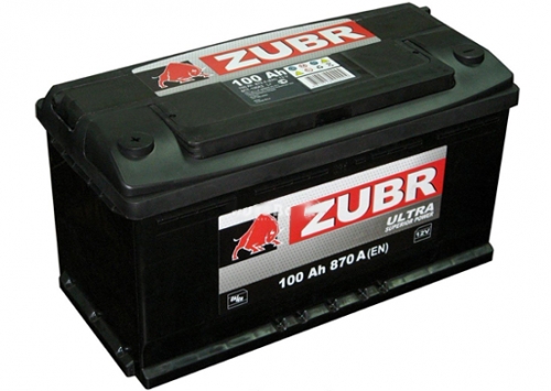 Автомобильная стартерная батарея ZUBR 6СТ-100 820А ULTRA L+