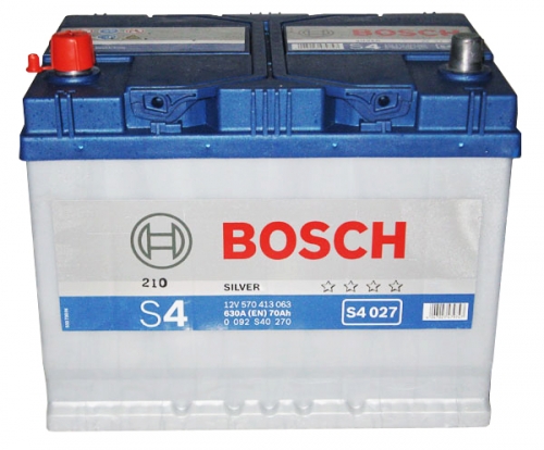 Автомобильная стартерная батарея BOSCH 6СТ-70 0092S40270 L+