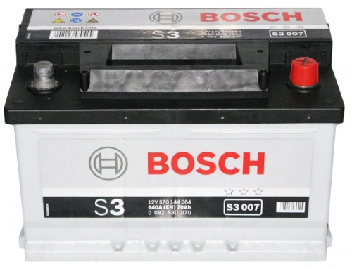Автомобильная стартерная батарея BOSCH 6СТ-70H 0092S30070 R+