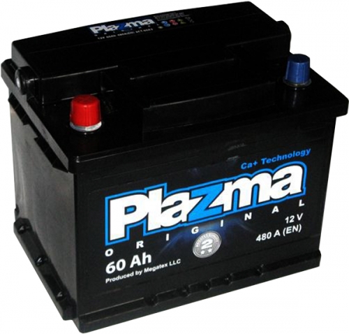 Автомобильная стартерная батарея Plazma Original 6СТ-60 560 62 02 L+