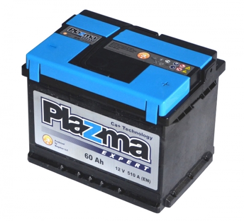 Автомобильная стартерная батарея Plazma EXPERT 6СТ-60 560 63 04 R+