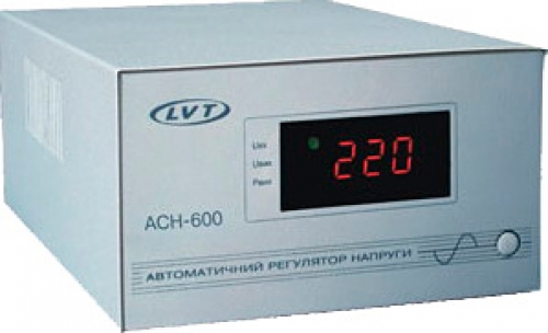 Релейный однофазный стабилизатор напряжения LVT АСН-600