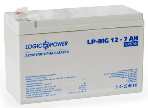 Мультигелевая аккумуляторная батарея LogicPower LP-MG 12V 7AH