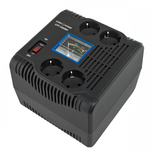 Релейный однофазный стабилизатор напряжения LogicPower LPT-1200RV