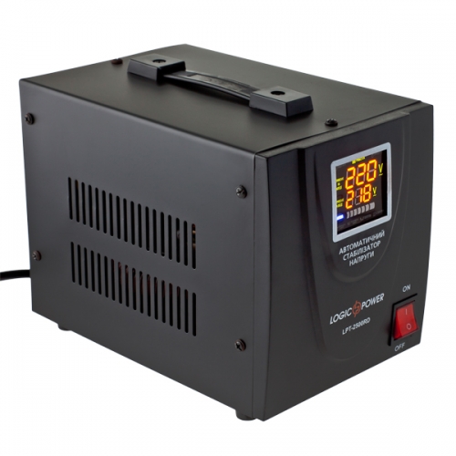 Релейный однофазный стабилизатор напряжения LogicPower LPT-2500RD Black
