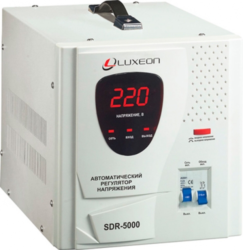 Релейный однофазный стабилизатор напряжения LUXEON SDR-5000