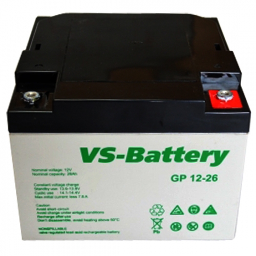 Аккумуляторные батареи VS-BATTERY VS GP12-26