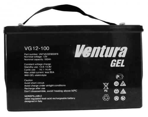 Гелевая аккумуляторная батарея Ventura VG12-100