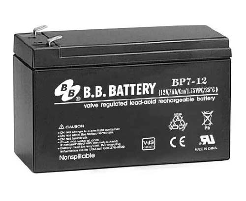 Аккумуляторная батарея B.B. Battery BP7/7.2-12/T1