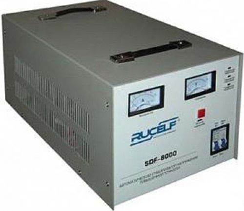 Стабилизатор напряжения сервоприводный однофазный RUCELF SDF-8000